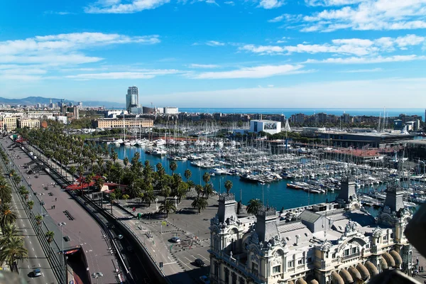 stock image Barcelona - port