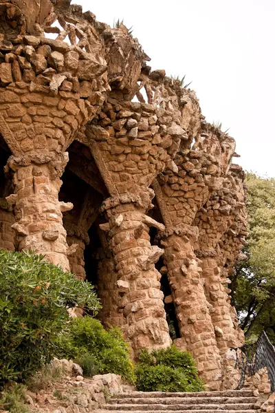 Spain - barcelona - parc guell by gaudi — Stock Photo, Image