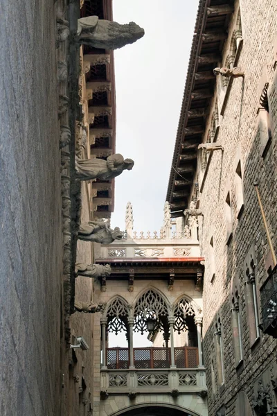 Španělsko - barcelona - staré město - barri gotic — Stock fotografie