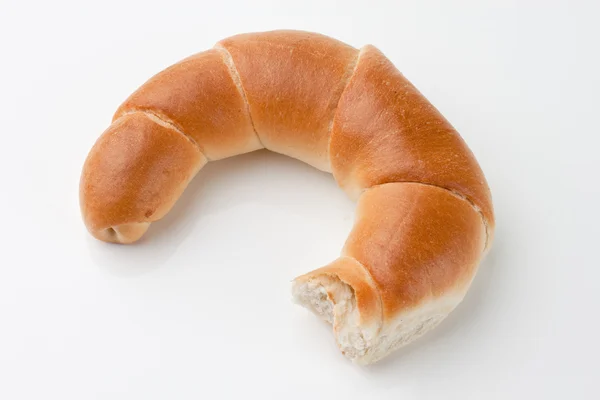 Wiener Gebäck Croissant zum Frühstück — Stockfoto