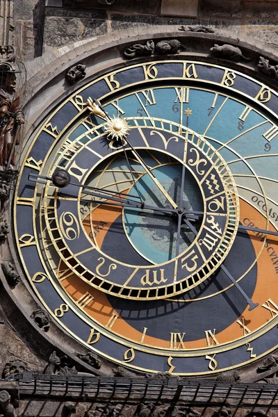 Horloge astronomique de Prague sur la vieille mairie — Photo