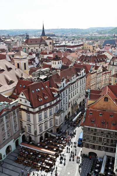 Praga, plaza del casco antiguo, paisaje urbano —  Fotos de Stock