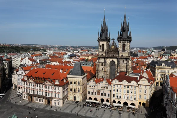 Praha, Staroměstské náměstí, panoráma — Stock fotografie