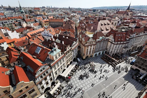 プラハの古い町の広場、都市の景観 — ストック写真