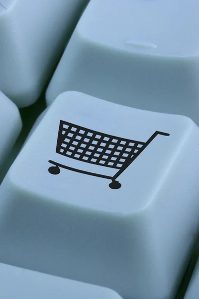 stock image The button for purchases on the keyboard