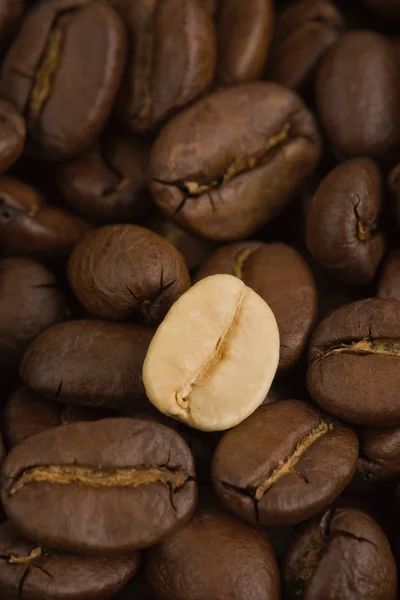 Caffè marrone, texture di sfondo, primo piano — Foto Stock