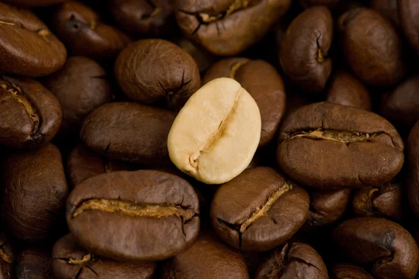 Brązowa kawa, faktura tła, zbliżenie — Zdjęcie stockowe