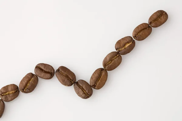 Picture made from beans on the board — Stock Photo, Image