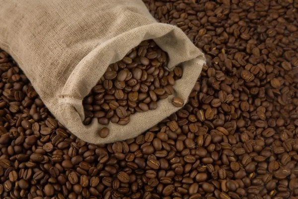 Kawa i torba — Zdjęcie stockowe