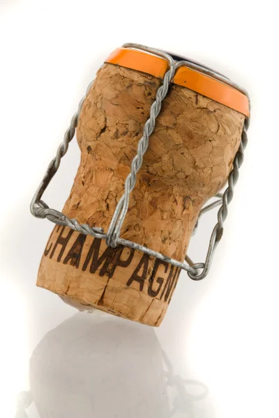 Champanhe Cortiça Macro — Fotografia de Stock