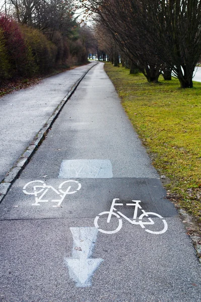 자전거 경로 — 스톡 사진