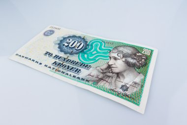 Danish crowns. denmark's currency clipart