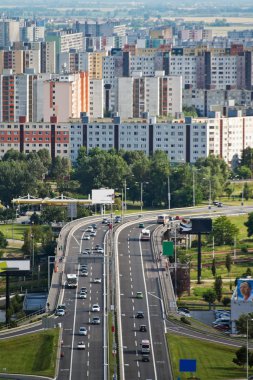 Slovakia, bratislava, city highway clipart