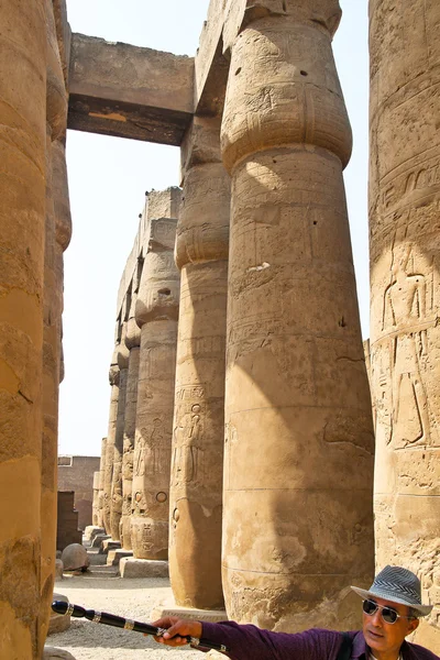 Mısır, luxor amun Luksor Tapınağı. — Stok fotoğraf