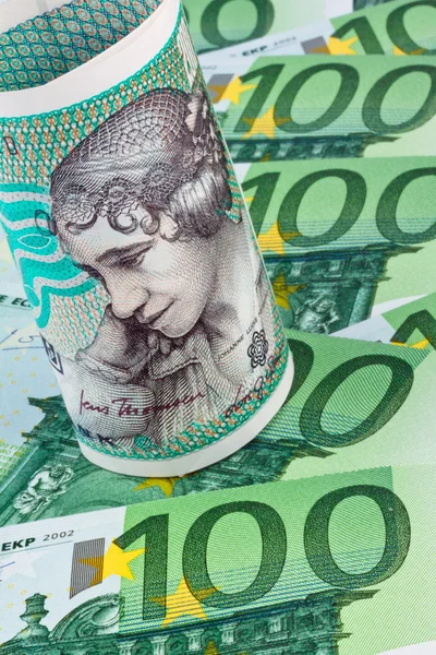 デンマーク ・ クローネ。デンマークの通貨 — ストック写真