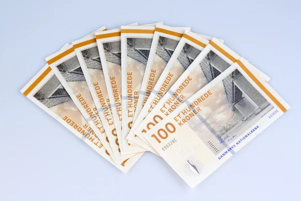 Dänische Kronen. Dänische Währung — Stockfoto