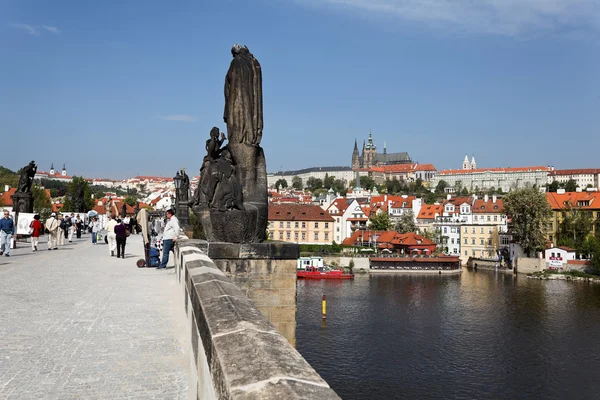 Prague, sur le pont de Charles — Photo