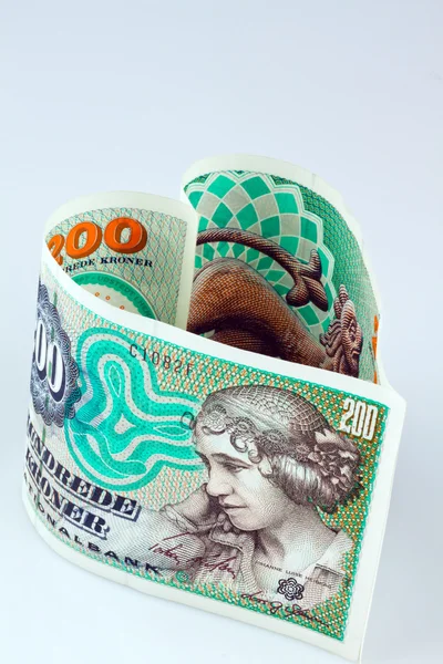 Danimarka kron. Danimarka'nın para birimi — Stok fotoğraf