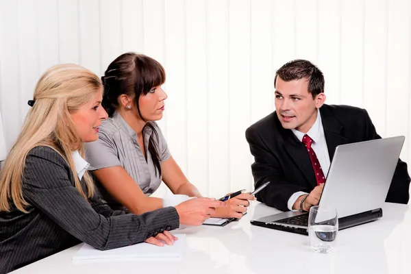 Successful team in a meeting — Stock Photo, Image