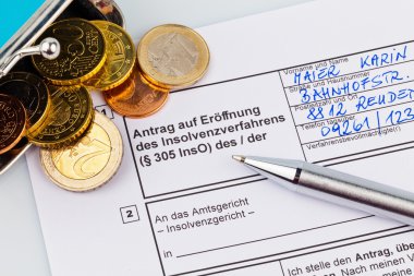 Bankruptcy germany clipart