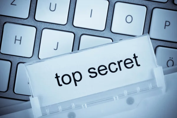 Appendere file top secret — Foto Stock