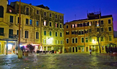 Unique view of the city of venice. italy clipart