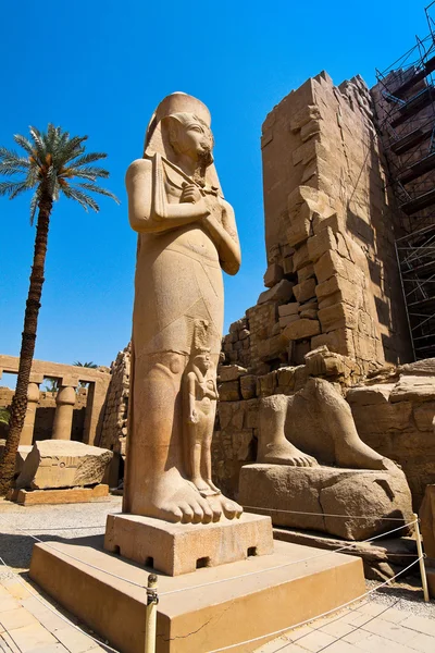 Egito, luxor, templo karnak — Fotografia de Stock