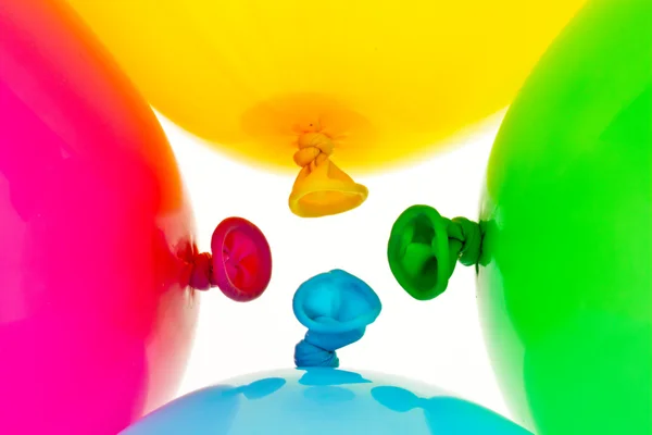 Барвисті кульки. символ легкості, срібло — стокове фото