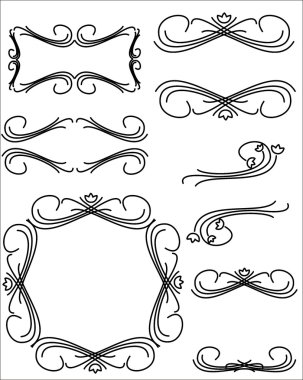 Patterned frame clipart