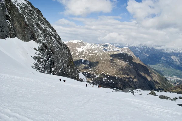 Ski-alpinisme — Stockfoto