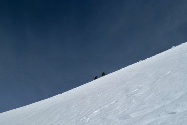 Batı breithorn tırmanma