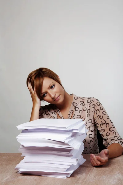 Far to much work — Stock Photo, Image