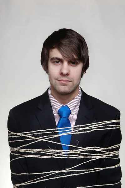 Tie up with string — Stock Photo, Image