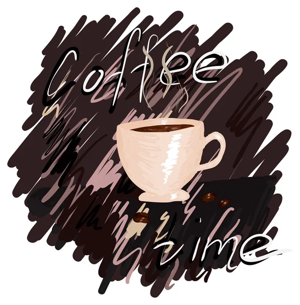 Heure du café — Image vectorielle