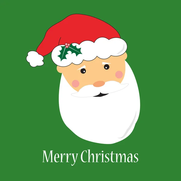 Kartkę z życzeniami Mikołaj — Wektor stockowy