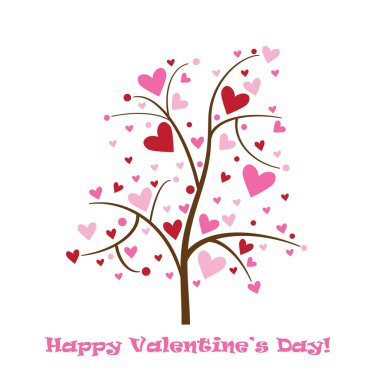 Happy Valentines Day Card clipart