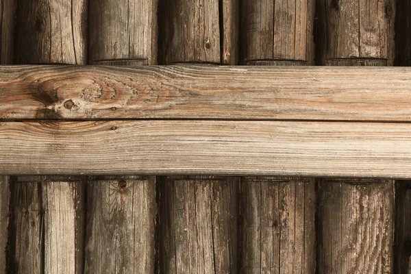 Oude verfrommeld beschadigd houten achtergrond — Stockfoto