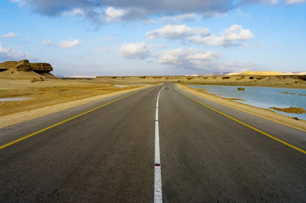 Road in Oman Desert — Stock Photo, Image
