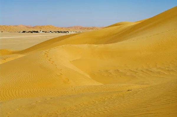 Dorf in der Wüste, oman — Stockfoto