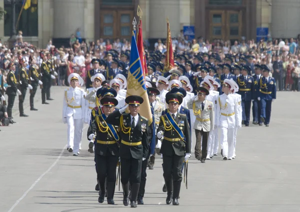 Military Parade of Victory Day — Stock Photo, Image