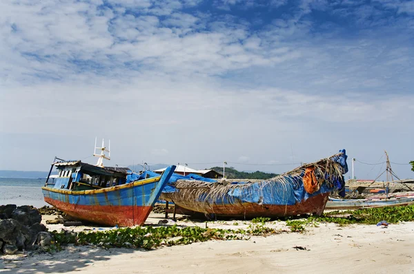 Деревня рыбака в Бандар-Лампунге, Индонезия — стоковое фото