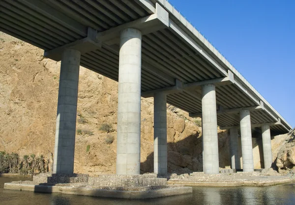 オマーンで川に架かる橋します。 — ストック写真