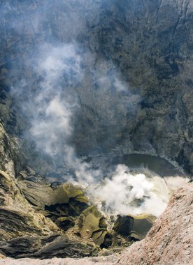 Volcano Kerinci. Kerinci Seblat National Park, Indonesia clipart