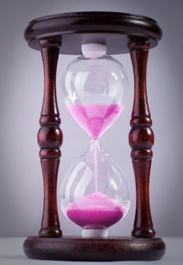 The old hourglass clipart