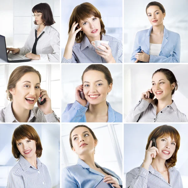 Business collage — Stock Photo, Image