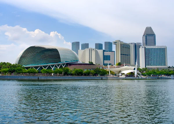 Divadla Esplanade v Singapuru. — Stock fotografie