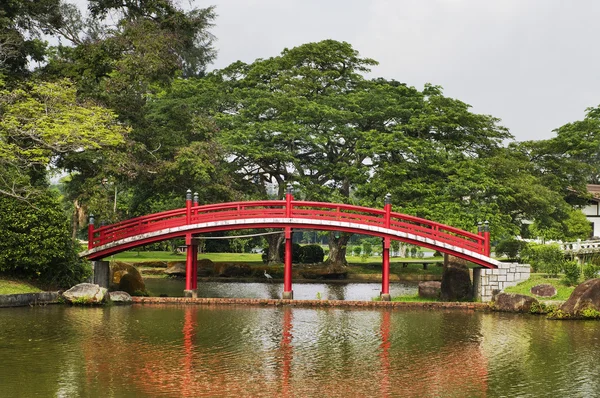 Japansk trädgård i Singapore — Stockfoto