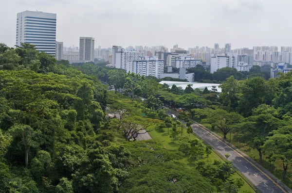 Ein Blick auf die Stadt Singapore — Stockfoto