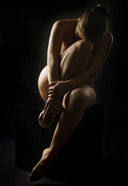 Corpo nu de mulher jovem — Fotografia de Stock