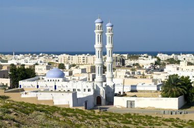 A mosque in Sur, Oman clipart